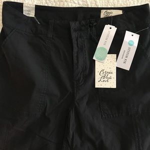 Cosmic Blue Love cropped cargo pants (Stitch Fix)